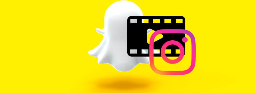 Как из Snapchat добавить видео в Инстаграм